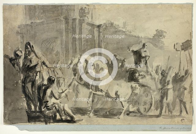 The Offensive Triumph of Camillus, n.d. Creator: Sawrey Gilpin.