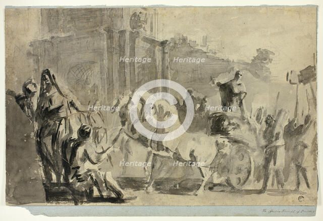 The Offensive Triumph of Camillus, n.d. Creator: Sawrey Gilpin.