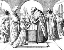 The offering of Jesus at the Temple, c1870