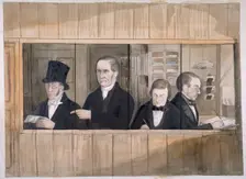 The office of Messre Charles Greenwood and Co, London, c1840. Artist: Anon