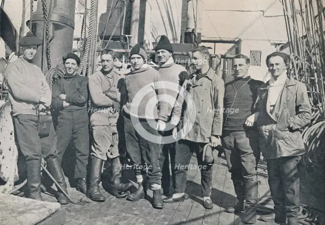 'The Officers of the 'Terra Nova', 1912 Voyage', (1913). Artist: Herbert Ponting.