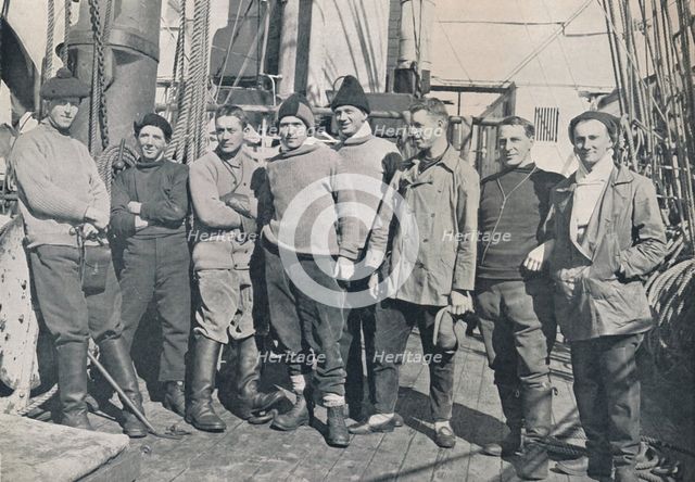 'The Officers of the 'Terra Nova', 1912 Voyage', (1913). Artist: Herbert Ponting.