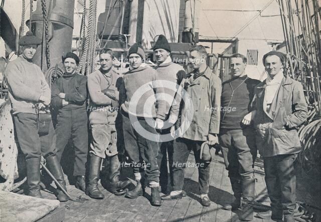 'The Officers of the 'Terra Nova', 1912 Voyage', (1913). Artist: Herbert Ponting.