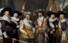 The Officers of the White Banner of Saint Sebastian militia company of The Hague, 1633