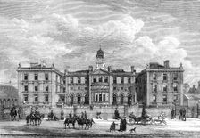 The officers quarters, new Barracks at Knightsbridge, 1880. Creator: Unknown