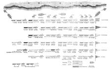 The Official Arrangement of the British Division off the coast of the Crimea, 1854. Creator: Unknown