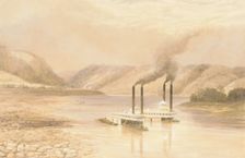 The Ohio River near Wheeling, West Virginia, 1859-60. Creator: Lefevre James Cranstone