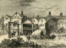 The Old Tabard Inn, in the Seventeenth Century (c1878). Creator: Unknown
