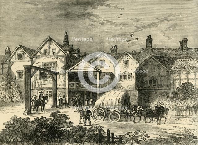 'The Old Tabard Inn, in the Seventeenth Century', (c1878). Creator: Unknown.