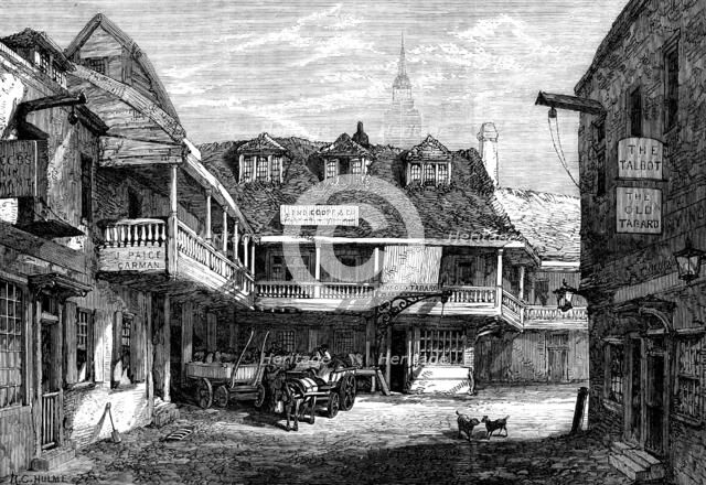 The Old Tabard Inn, Southwark, 1873. Creator: Unknown.