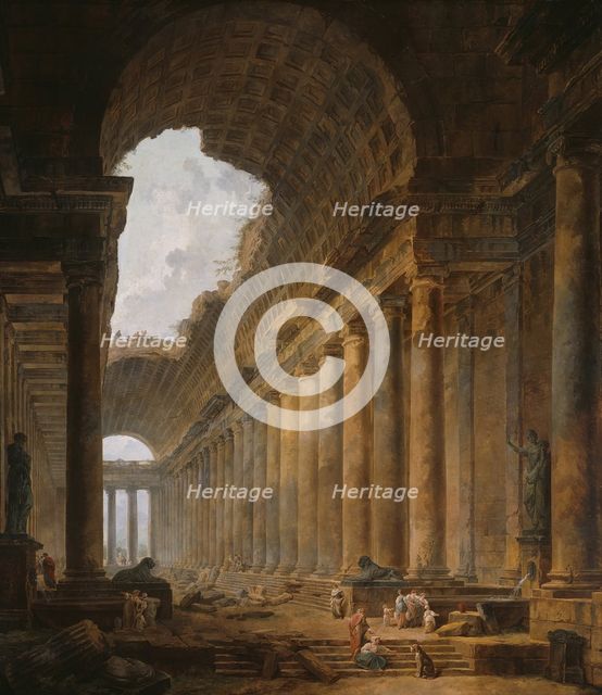 The Old Temple, 1787/88. Creator: Hubert Robert.