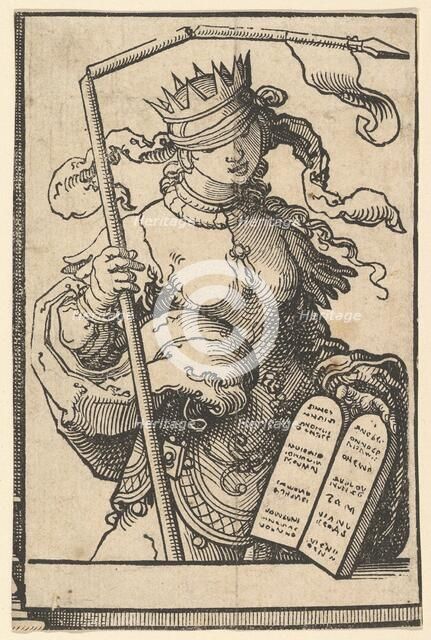 The Old Testament (or Synagogue), from the series of Sibyls, ca. 1530. Creator: Lucas van Leyden.