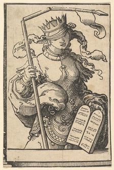 The Old Testament (or Synagogue), from the series of Sibyls, ca. 1530. Creator: Lucas van Leyden