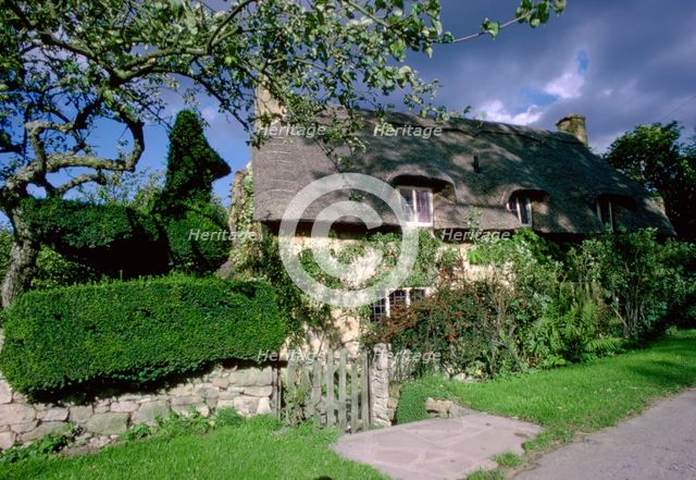 The Old Thatch, cottage, Stanway, Gloucestershire. Creator: Tony Evans.