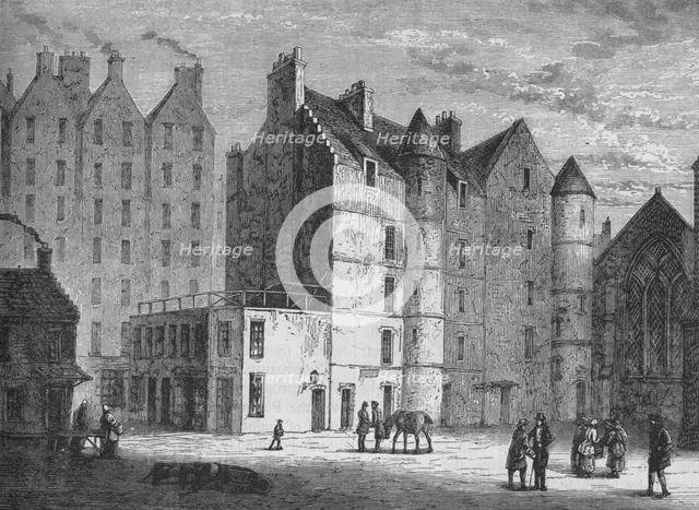 'The Old Tolbooth, Edinburgh', c1880. Artist: Unknown.