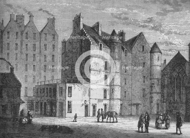'The Old Tolbooth, Edinburgh', c1880. Artist: Unknown.