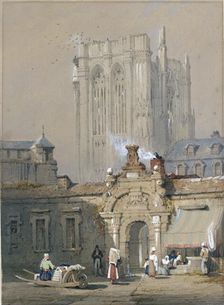 The Old Tower, Cologne Cathedral, early 19th century. Artist: Samuel Prout