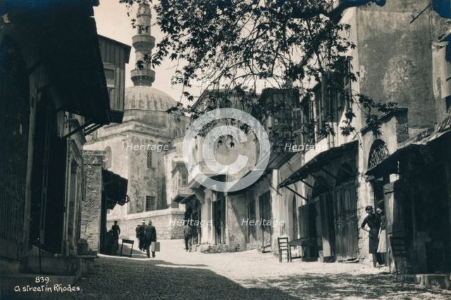 The Old Town of Rhodes, Greece, 1936. Artist: Unknown