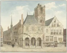 The old town hall in Amsterdam, 1791. Creator: Jacobus Buys