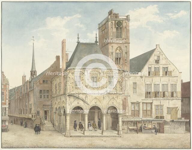 The old town hall in Amsterdam, 1791. Creator: Jacobus Buys.