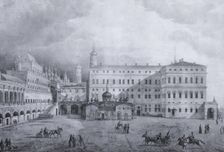 The old Tsar's palace in the Moscow Kremlin, 1825