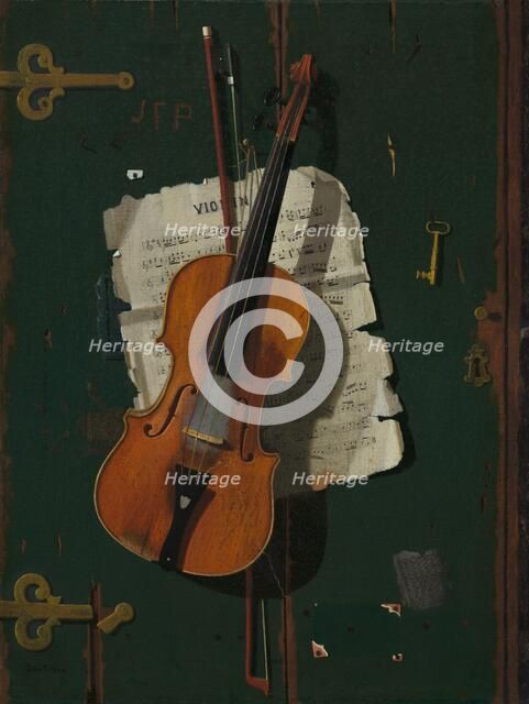 The Old Violin, c. 1890. Creator: John Frederick Peto.