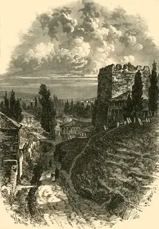 The Old Walls, Constantinople (c4th century), 1890. Creator: Unknown
