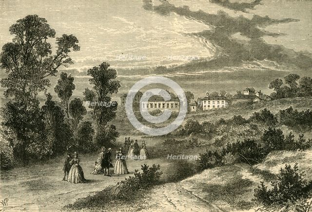 'The Old Well Walk, Hampstead, about 1750', (c1876). Creator: Unknown.