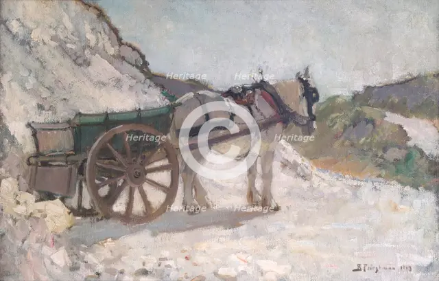 The Old White Horse, c1951. Creator: Bertram Priestman.