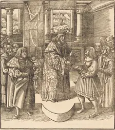 The Old White King Sending His Messengers to Portugal, 1514/1516. Creator: Leonhard Beck