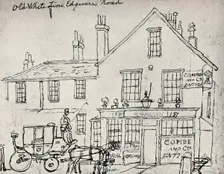 The Old White Lion, Edgware Road c1821. Artist: James Pollard