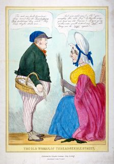 The Old Woman of Threadneedle Street 1826. Artist: Standidge & Co