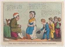 The Old Womans Complaint, or the Greek Alphabet, January 15, 1809., January 15, 1809. Creator: Thomas Rowlandson