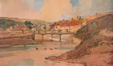 The Old Wooden Bridge c1800. Artist: Thomas Girtin