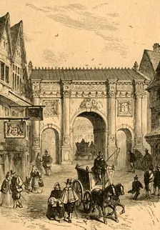 The Old Wooden Temple Bar (1897). Creator: Unknown