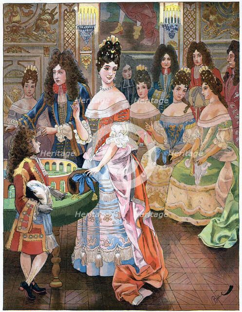 The old age of Louis XIV, c1920s Artist: Unknown