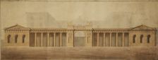The Old Admiralty Screen, Late 18th cent.. Artist: Adam, Robert (1728-1792)