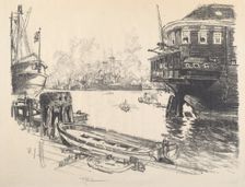 The Old and the New, 1917. Creator: Joseph Pennell