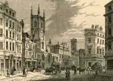 The Old Bank, Looking from the Mansion House (1897). Creator: Unknown