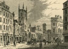 The Old Bank, Looking from the Mansion House (1897). Creator: Unknown