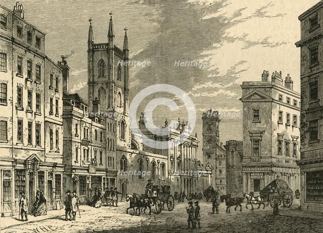 'The Old Bank, Looking from the Mansion House', (1897). Creator: Unknown.