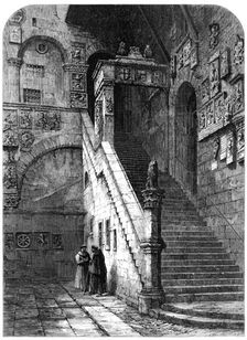 The Old Bargello, Florence, 1861. Creator: Mason Jackson