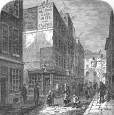 The Old Bedford Head, 1897. Artist: B Fleming