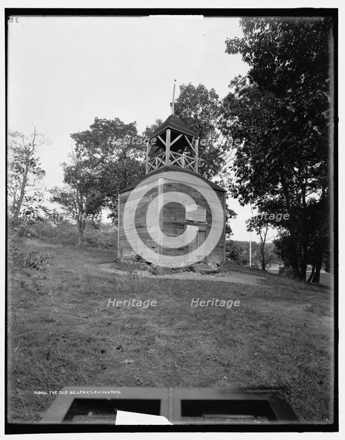 The Old Belfry, Lexington, between 1900 and 1906. Creator: Unknown.