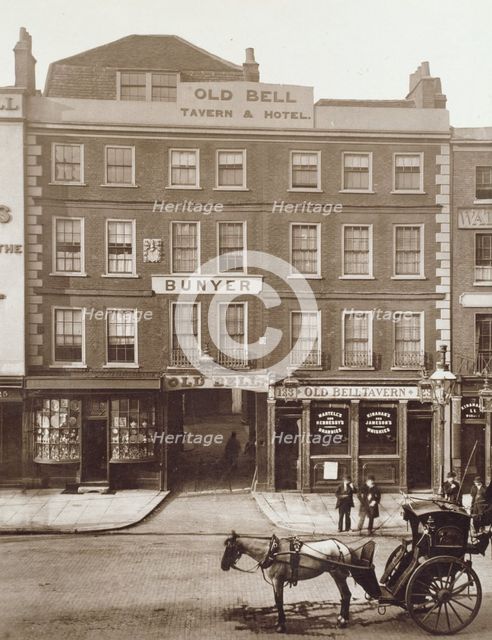 The "Old Bell," Holborn, c1884. Creator: Henry Dixon & Son.