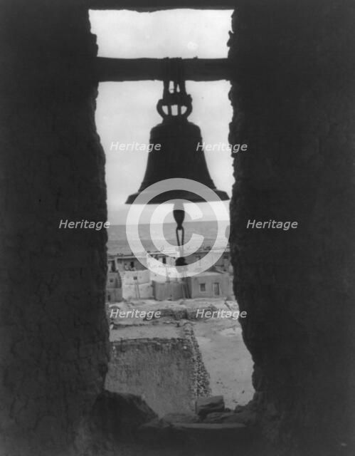 The old bell tower, c1905. Creator: Edward Sheriff Curtis.
