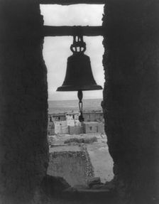The old bell tower, c1905. Creator: Edward Sheriff Curtis