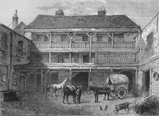 The Old Black Bull Inn, Gray's Inn Lane, London, c1800 (1878)