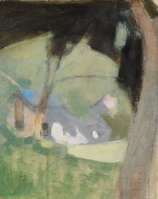 The Old Brewery (Composition), 1918. Creator: Helene Schjerfbeck