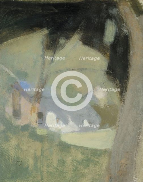 The Old Brewery (Composition), 1918. Creator: Schjerfbeck, Helene (1862-1946).